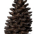 Brown Resin Pinecone Shaped Sculpture