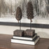 Brown Resin Pinecone Shaped Sculpture