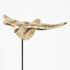 Set Of Three Gold Bird Sculptures