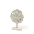 Petite Wood And Metal Floral Decor Piece