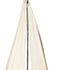 Wooden Sailboat Sculpture