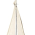 Wooden Sailboat Sculpture