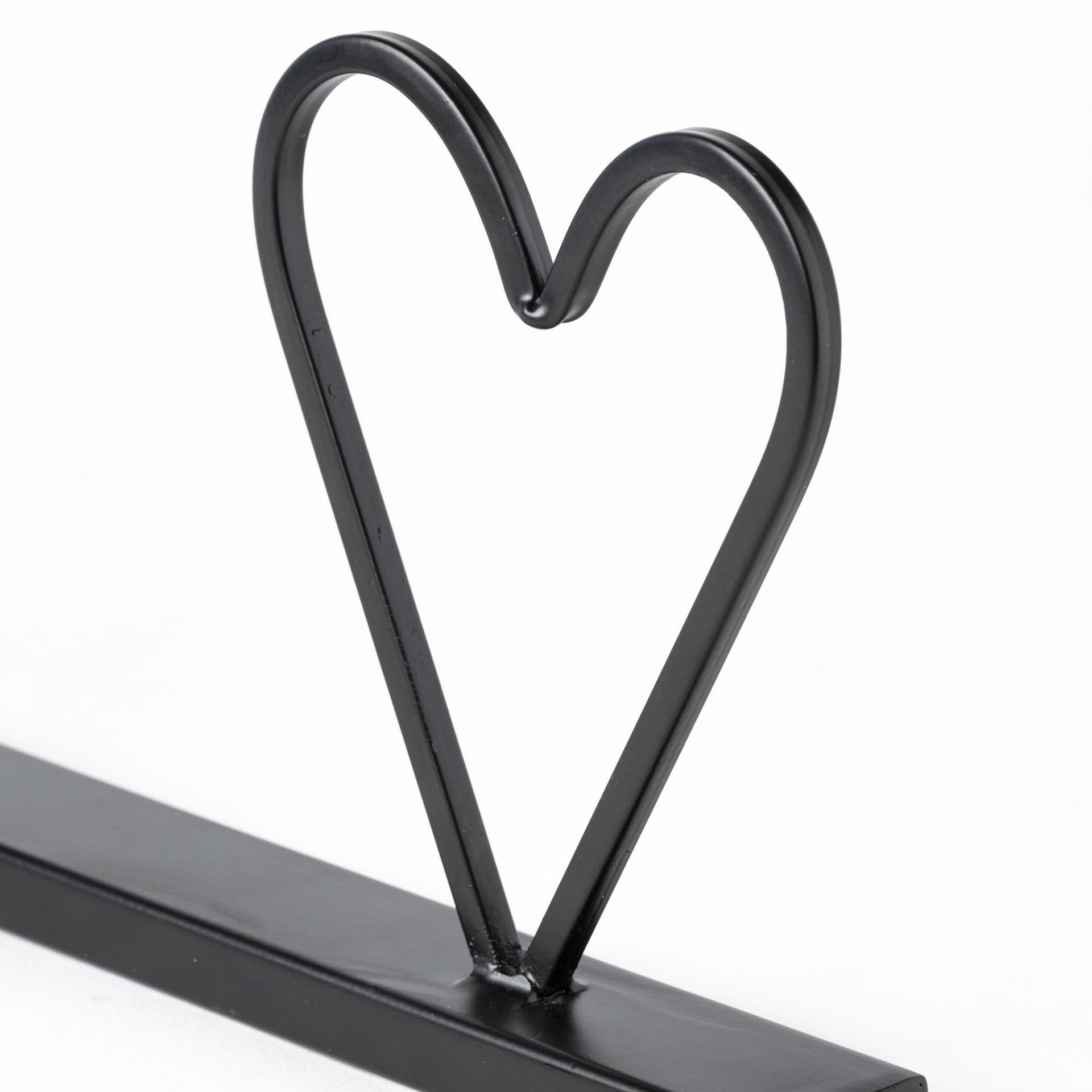 Black Metal Wild At Heart Sign