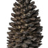 Petite Brown Resin Pinecone Shaped Decor Piece