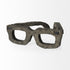 Eugene Rustic Brown Wooden Eyeglass Sculpture