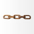 Brown Wooden Chain Link Decor Piece