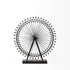 Black Metal London Eye Sculpture