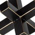 Petite Black And Gold Metal Decorative Jack