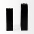 Set Of Two Black Metal Test Tube Decor Pieces