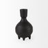 Black Matte Metal Italian Inspired Vase