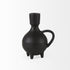 Black Matte Metal Italian Inspired Vase