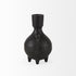 Black Matte Metal Italian Inspired Vase