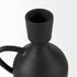 Black Matte Metal Italian Inspired Vase