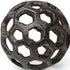 3" Charcoal Metal Decorative Orb Tabletop Sculpture