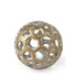 Petite Gold Metal Hollow Orb Sculpture