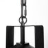 Industrial Black Metal Hanging Pendant Light