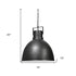 Black Lantern Metal Dimmable Ceiling Light With Black Shades