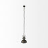 Industrial Caged Black Metal Hanging Light