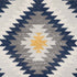 2' X 5' Blue Ikat Kilim Area Rug