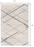 10' Gray Geometric Dhurrie Runner Rug