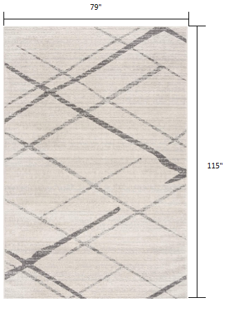 10' Gray Geometric Dhurrie Runner Rug