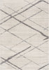 10' Gray Geometric Dhurrie Runner Rug