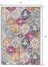 10' Rust Floral Dhurrie Runner Rug