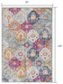 10' Rust Floral Dhurrie Runner Rug