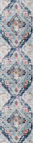 3' X 5' Blue Oriental Dhurrie Area Rug