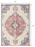 10' Cream Oriental Dhurrie Runner Rug