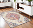 10' Cream Oriental Dhurrie Runner Rug