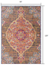 2’ X 10’ Rustic Orange Medallion Runner Rug