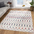 10' Cream Ikat Area Rug