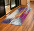 10' Magenta Abstract Dhurrie Runner Rug