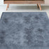 5' X 7' Gray Shag Non Skid Area Rug