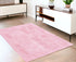 4' X 5' Pink Shag Power Loom Area Rug