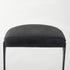 35" Black Iron Backless Bar Chair