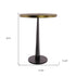 21" Bronze Iron Round End Table