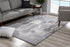 10' Gray Damask Power Loom Runner Rug