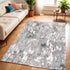 8' X 10' Gray Abstract Power Loom Area Rug