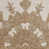 2’ X 4’ Tan Retro Modern Medallion Hearth Rug