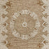 2’ X 4’ Tan Retro Modern Medallion Hearth Rug