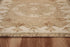 2’ X 7’ Tan Retro Modern Medallion Runner Rug