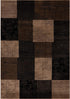 2’ X 15’ Brown Geometric Blocks Runner Rug