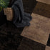 2’ X 15’ Brown Geometric Blocks Runner Rug