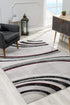 6' X 9' Gray Abstract Dhurrie Area Rug