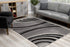 10' Gray Abstract Power Loom Runner Rug