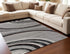 6' X 9' Gray Abstract Dhurrie Area Rug