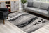 8' X 10' Gray Abstract Dhurrie Area Rug