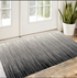 6' X 9' Black Abstract Dhurrie Area Rug